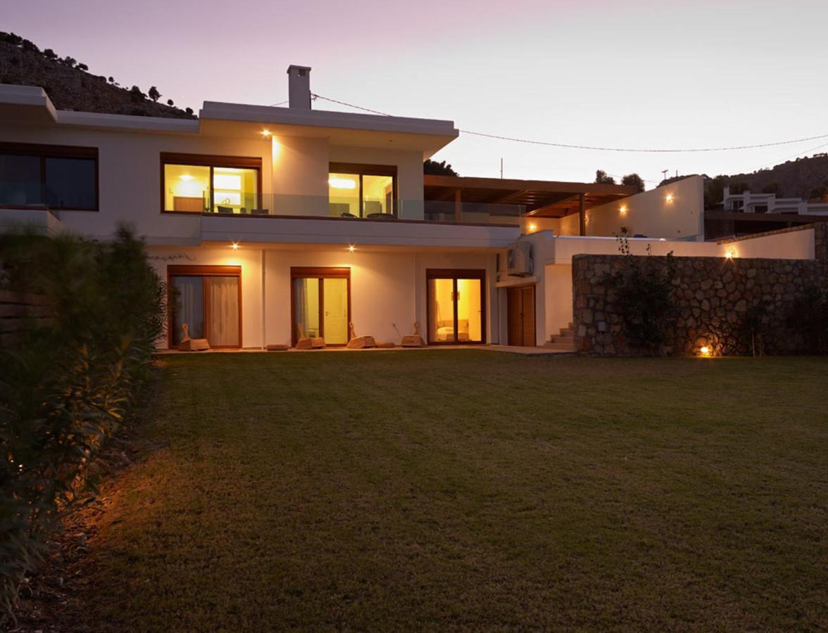 Luxury Villa Verna Líndos Buitenkant foto