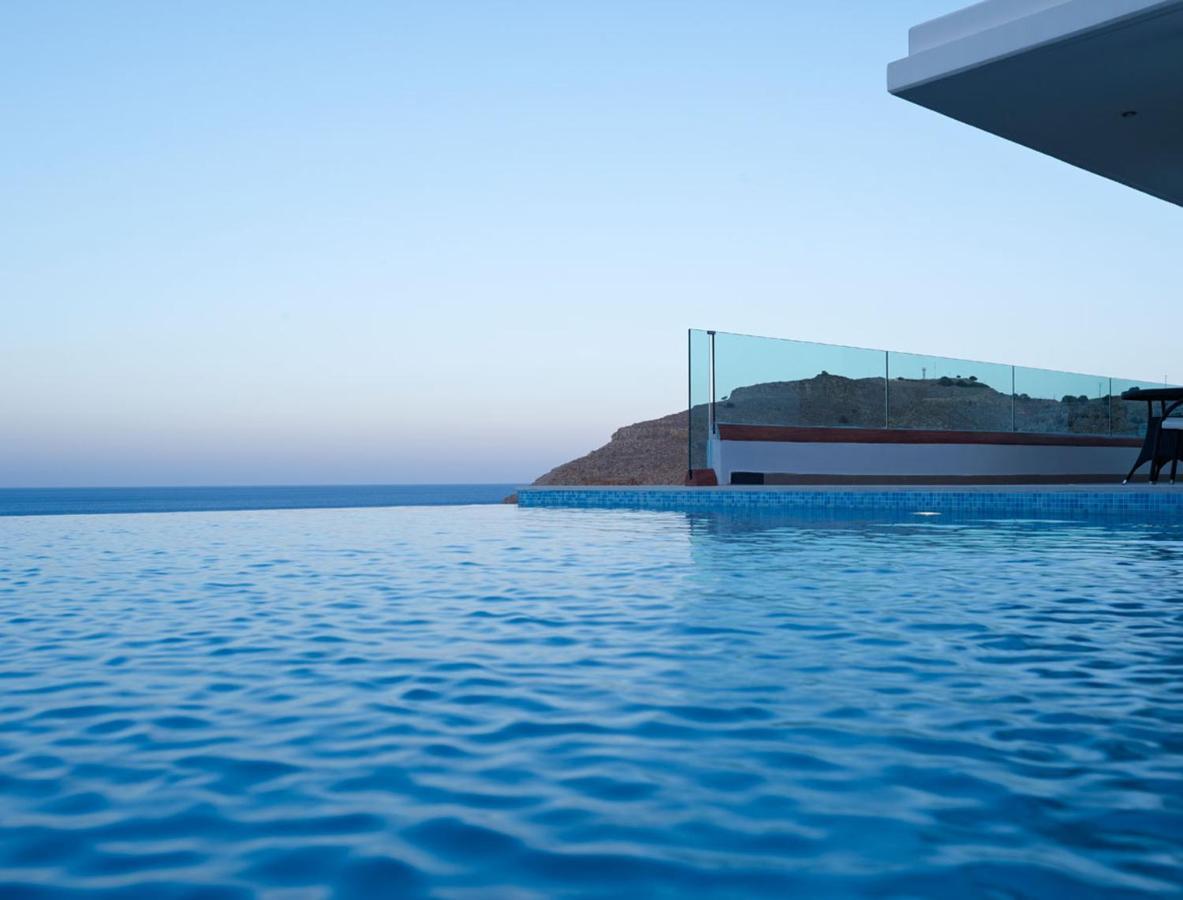 Luxury Villa Verna Líndos Buitenkant foto