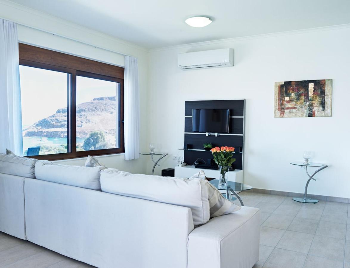 Luxury Villa Verna Líndos Buitenkant foto
