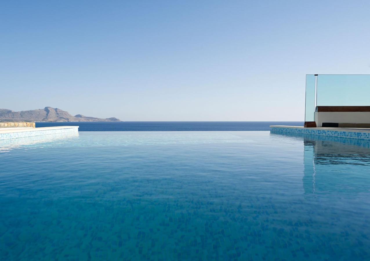 Luxury Villa Verna Líndos Buitenkant foto
